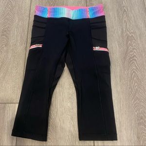 Ivivva for Girls by Lululemon Cropped Leggings Sz 6